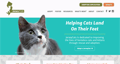 Desktop Screenshot of jerseycats.org